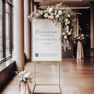 Panneau de bienvenue Nicolas & Claire Panneau de bienvenue Nicolas & Claire